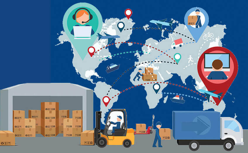 Taobao agent world map illustration