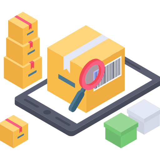 Order tracking process icon